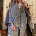 Von Maur Grey Cape Sweater From Photo 0