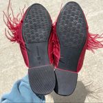 Birdies The Lovebird Feather Trim Mule Red sz 5 Photo 4