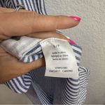 ONIA  Striped linen and Lyocell-blend mini shirt dress size small Photo 4