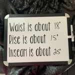 Topshop Size 10 Pants Sequin Idol Premium Black All Over Pull On Straight Leg Photo 9