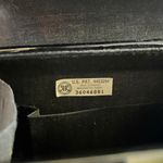 Vintage Black Patent Vinyl Grosgrain Bow Box Purse Photo 4