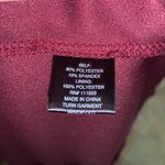 a.n.a  maroon lace ruffle front choker office midi dress Photo 10