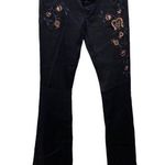 Space Design Concept Wide Leg Embroidered Gray Jeans Size 27 Photo 0