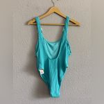 Aerie NWT  Crinkle Birthday Scoop Cheekiest One Piece Swimsuit Size Large Photo 3