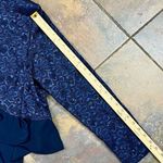 R & M Richards Navy 2-piece Dress Lace Jacket 18W Photo 8