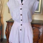 Urban Outfitters Lavender button down romper Photo 0