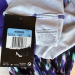 Nike Dri-FIT “Just Do It” Purple Abstract Print Crop Leggings – Size M Photo 13