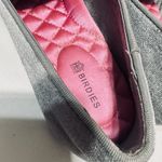 Birdies Flats Womens sz 6 The Starling Gray Velvet Comfort Shoes Loafers Photo 2