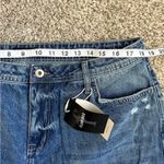 Flamingo NWT  Blue Denim Distressed Jeans XXL Size 16 Photo 4