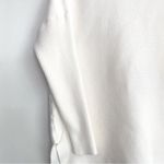 Lillusory Oversized Turtleneck Split Hem Batwing Pullover Tunic Sweater XS/S White Photo 3