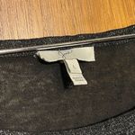 Joie  Woman's Black Long Sleeve Lightweight Sparkly Linen Shirt Size Large Photo 2