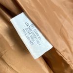 Bod Christensen 100% Leather Tan Caramel Moto Coat Belted Asymmetrical L Brown Size L Photo 3