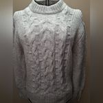 NWT VILA Light Gray Knit Sweater Size M Photo 2