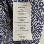 Joie  Blue & White Diamond Print Silk Tank Top Size XS Photo 2