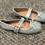 “C” Branded Light Blue Mary Jane Flats with Bow Size 38 Photo 2