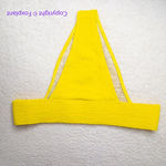 Free People New!  FP Beach free-est‎ Dylan High-Waist Bikini Bottoms yellow, L Photo 2