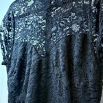 Charlotte Russe Black Lace Top Skater Dress Party Cocktail Plus Size 1X Trendy # Photo 4