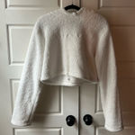 Balance Athletica (Vitality) Cozy White Fleece Cropped Sweater Size L Photo 0