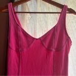 Aerie  Ribbed Corset Bodycon Mini Dress in Hot Pink Neon Size M‎ Photo 3