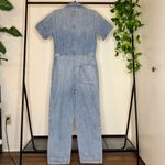 Pistola NWT Revolve  Grover Field Suit Denim Jumpsuit in Disoriented Medium NEW Photo 3
