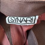 Vintage ‘90s Synari Chocolate Brown Knee Length Skirt Size XS Photo 7