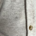 Faherty Legend Button Up Off White Long Sleeve Cozy Above Knee Dress Photo 9