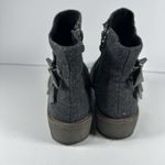  Women's Blowfish Malibu Boots Womens Sz 6 Zip Ankle Booties Gray Photo 2