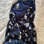Showpo Navy Wrap Dress Photo 2