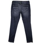 Arizona  Jeans Womens Juniors 11 Curvy Skinny Mid Rise Dark Wash Stretch Denim Photo 1