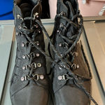 Guess  Black Lace-Up Women's Boots Photo 0