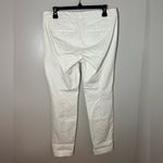 Lilly Pulitzer Kelly White Textured Ankle Length Skinny Pant Resortwear Size 8 Photo 4