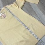 Johnny Was  Sweater NWT cashmere v neck textured sally womens Yellow (small) Photo 5