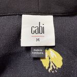 CAbi Dress M Divine Floral True Wrap Smocked Puff Sleeve Ruffle High Low Midi Photo 6