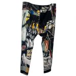 Alice + Olivia  x Basquiat Jackie Printed Yoga Leggings L Photo 6