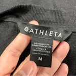 Athleta  Women’s Step Forward Sweatshirt Tee V-Neck Shortsleeve in Black M Photo 7