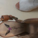 Penny Loves Kenny  Cut Out Boho Chunky Heels 8.5 Costal Cowgirl Festival Hippie Photo 8