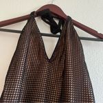 Dress the Population COSMOPOLITAN by  Women's Brigette Plunging Halter Bodysuit Photo 5