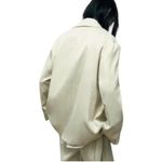 ZARA  Satin Oversized Blazer Jacket w/ Flap Pockets Size XS NEW Photo 12