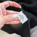 Eileen Fisher black cowl neck open front wool long sweater jacket S Photo 15