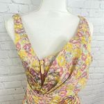 Zac Posen Target Floral Brocade Mini Dress Gold Size 5 Sleeveless Party Cocktail Photo 4