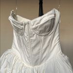 House Of CB  Kristiana corset mini dress cream strapless minidress NWOT S Photo 6