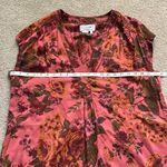 Anthropologie Kimber Tunic Floral Pink V Neck Dress Women’s Small Photo 9