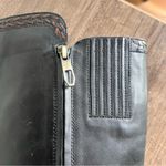 UGG Claudine Women's Tall Black Leather Heeled Boots Size 10 SKU#241139 Photo 8