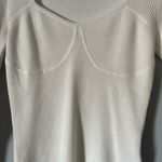 Madewell  White Long Sleeve Dress Photo 3