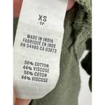 Aerie Shirt Women XS Green Collared Long Sleeve Button Front Cotton Blend Photo 5