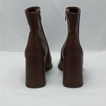 Steven By Steve Madden  Tomas Ankle Boots Womens 6.5 Brown Vegan Leather Shoe Photo 3