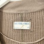 Free People Travis Polo Waffle Knit Tunic Dark Green Size XS Photo 3