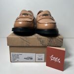 Free People Liv Camel Penny Leather Loafer Shoe Photo 4