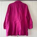 Michael Kors MICHAEL  Pink Linen Blazer Jacket 16 Photo 7