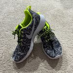 Nike  Roshe Run Gray Camo w/ Neon Green Sneakers Women's Size 7.5 Running Shoes Photo 0
